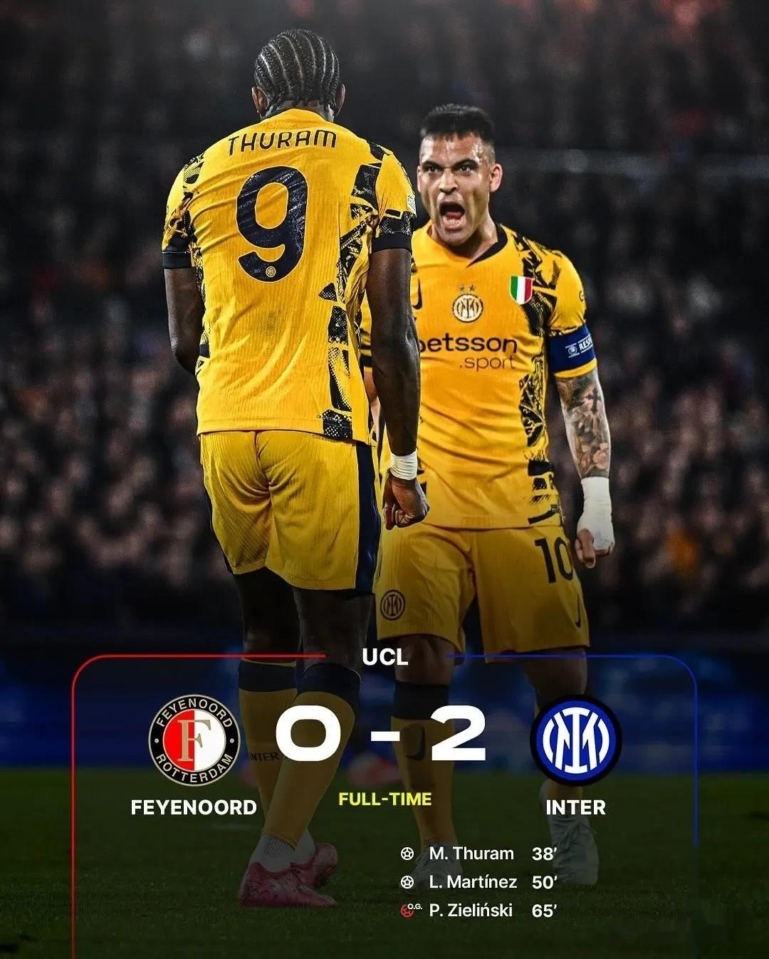 国际米兰艰难战胜多特蒙德，取得宝贵分数